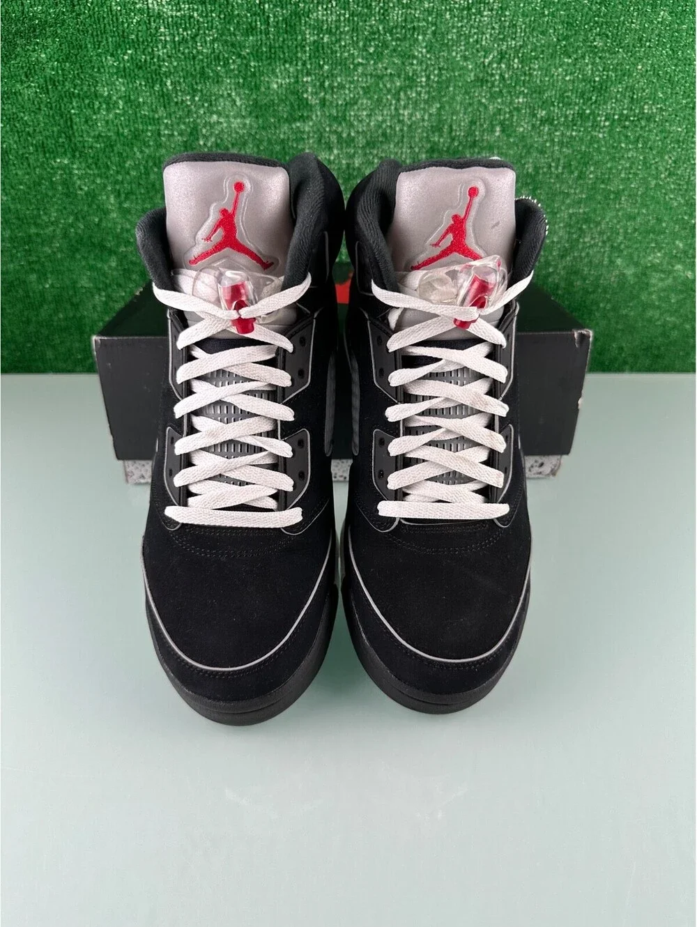 Size 10 - Air Jordan 5 Retro OG Black Metallic Reimagined (CLEAN!)
